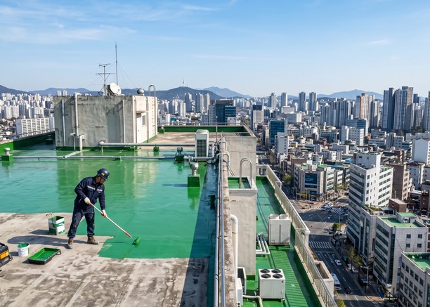 부산중 옥상방수